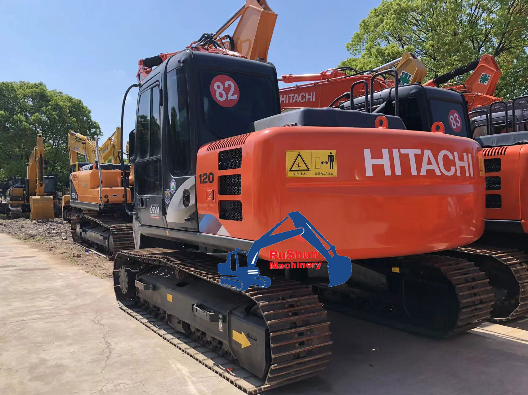 Used HITACHI ZX120 Excavator