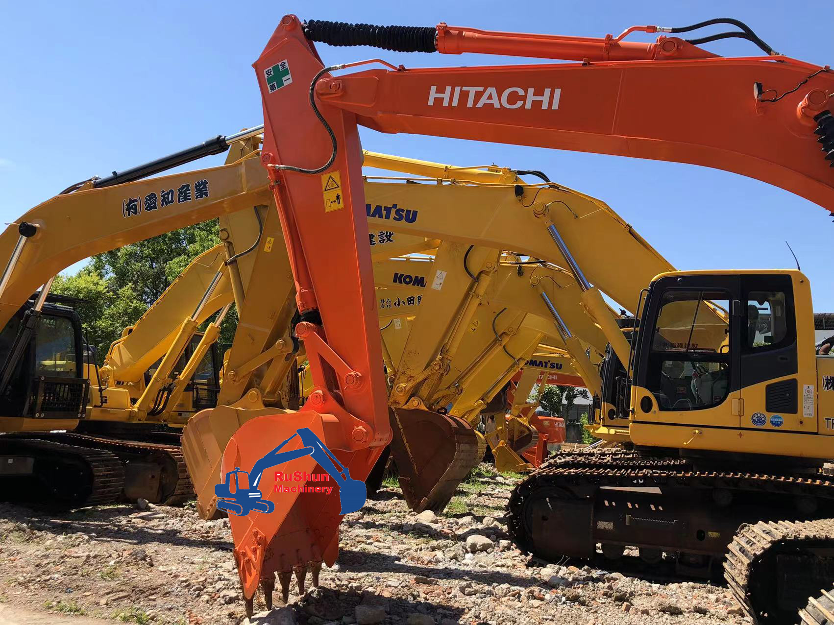 Used HITACHI ZX200-5G Excavator
