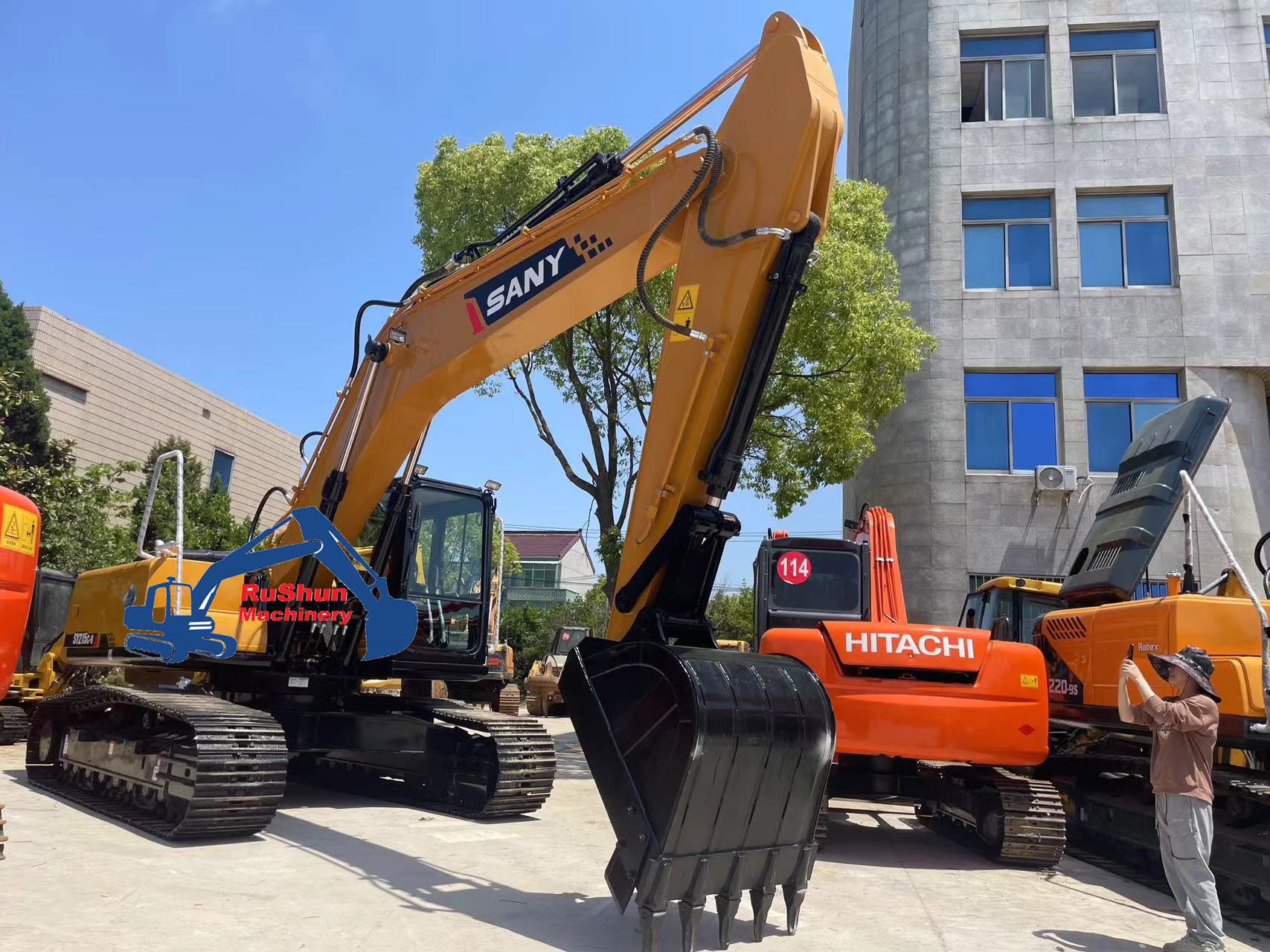 Used SANY SY215C-9 Excavator