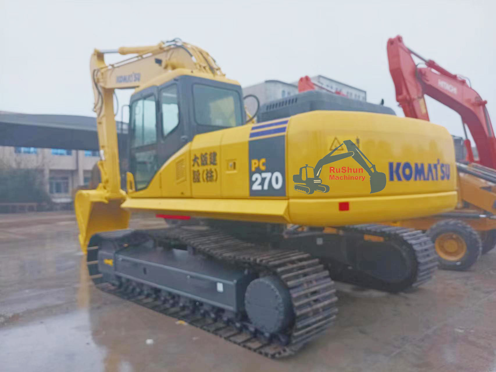 Used KOMATSU PC270-7 Excavator