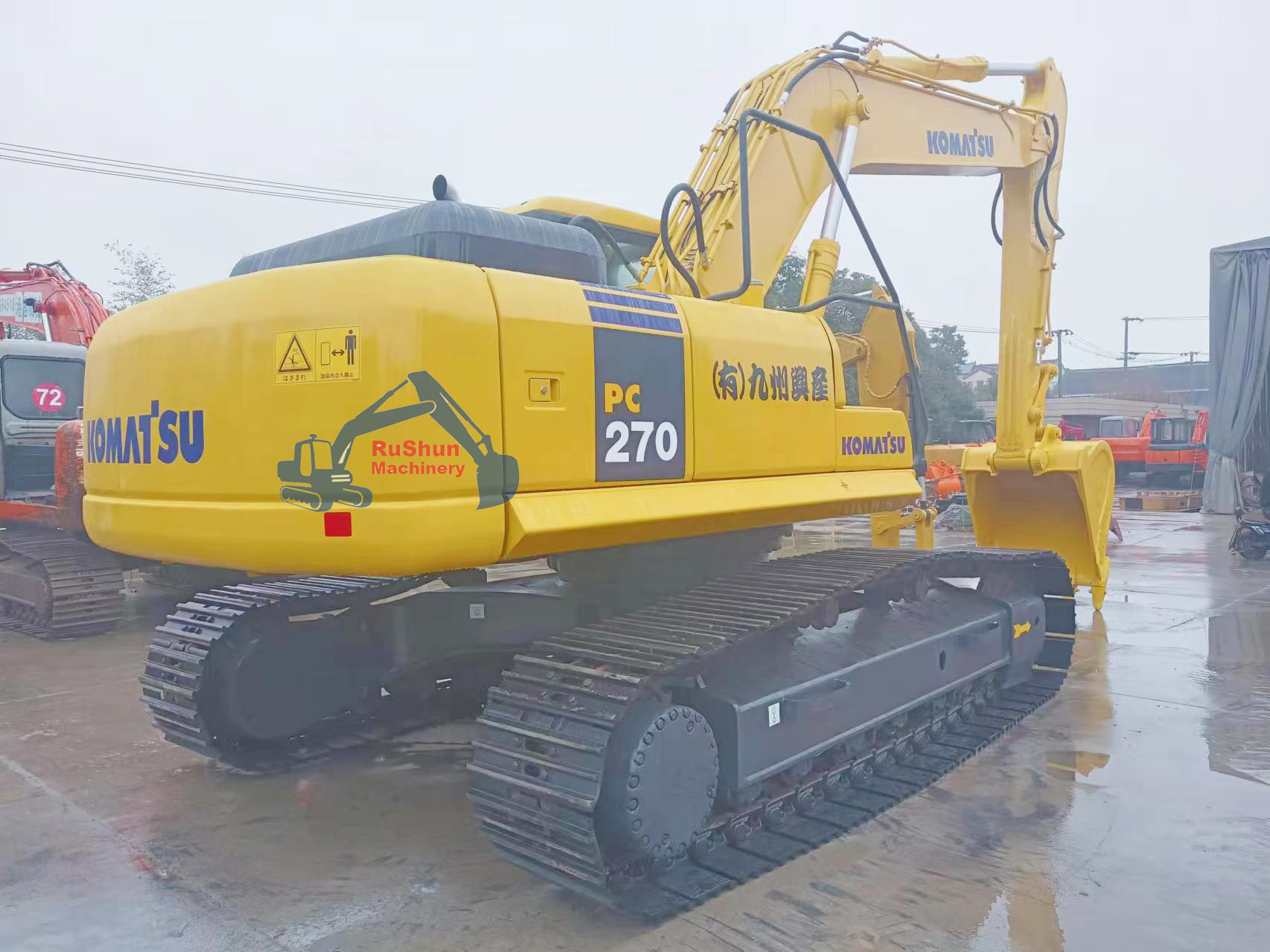 Used KOMATSU PC270-7 Excavator