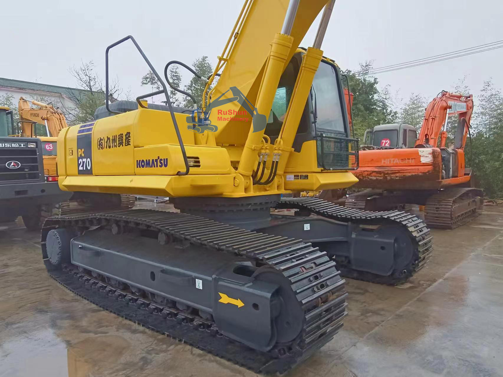 Used KOMATSU PC270-7 Excavator