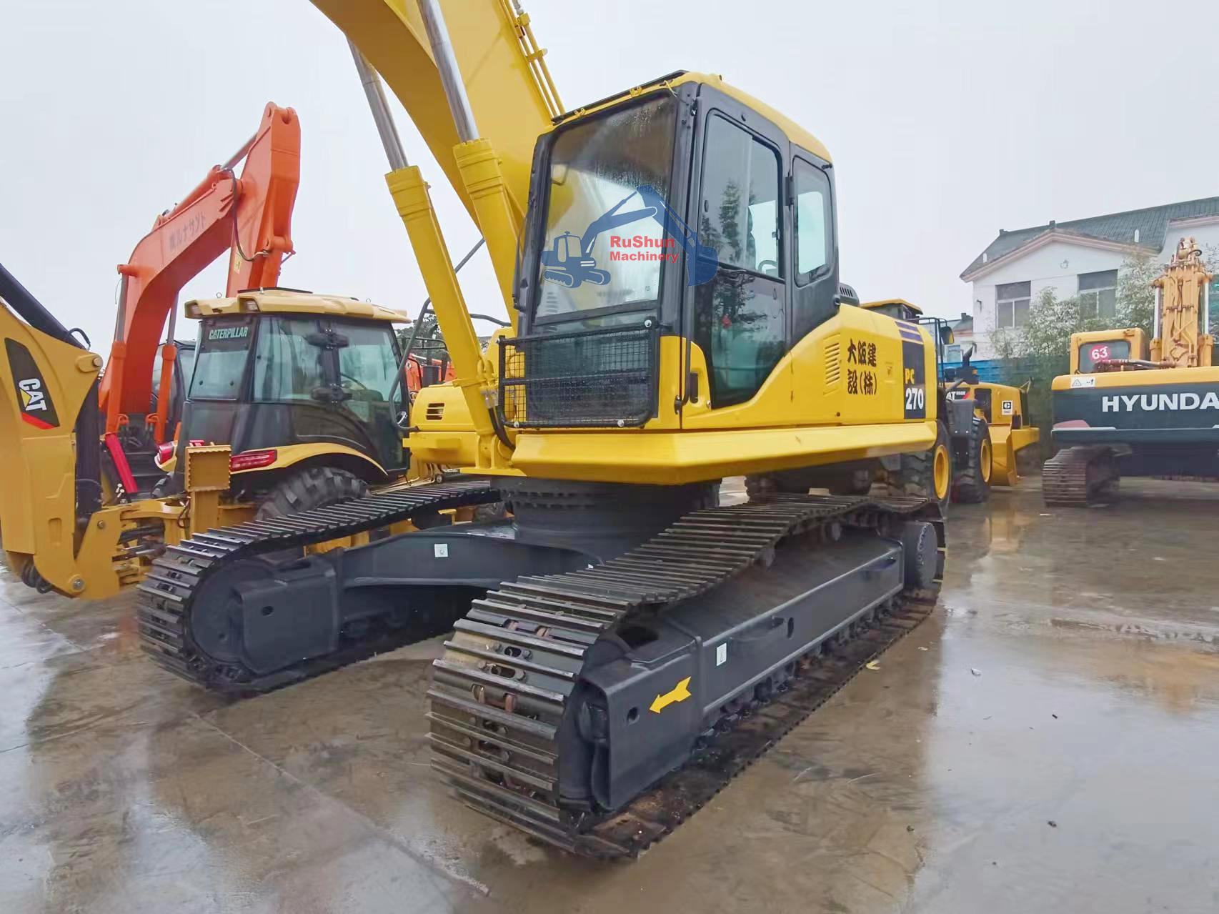 Used KOMATSU PC270-7 Excavator