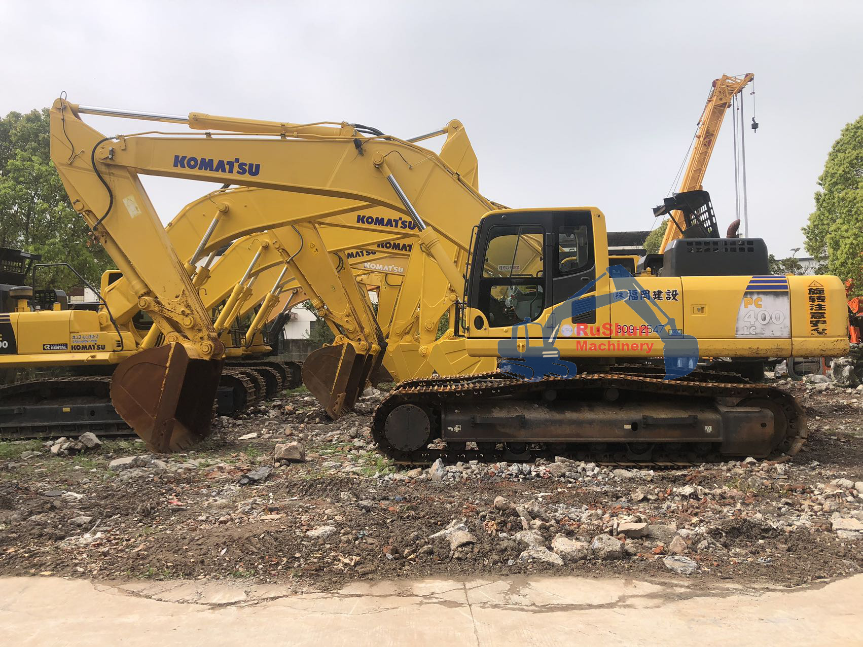 Used KOMATSU PC400LC-8R Excavator