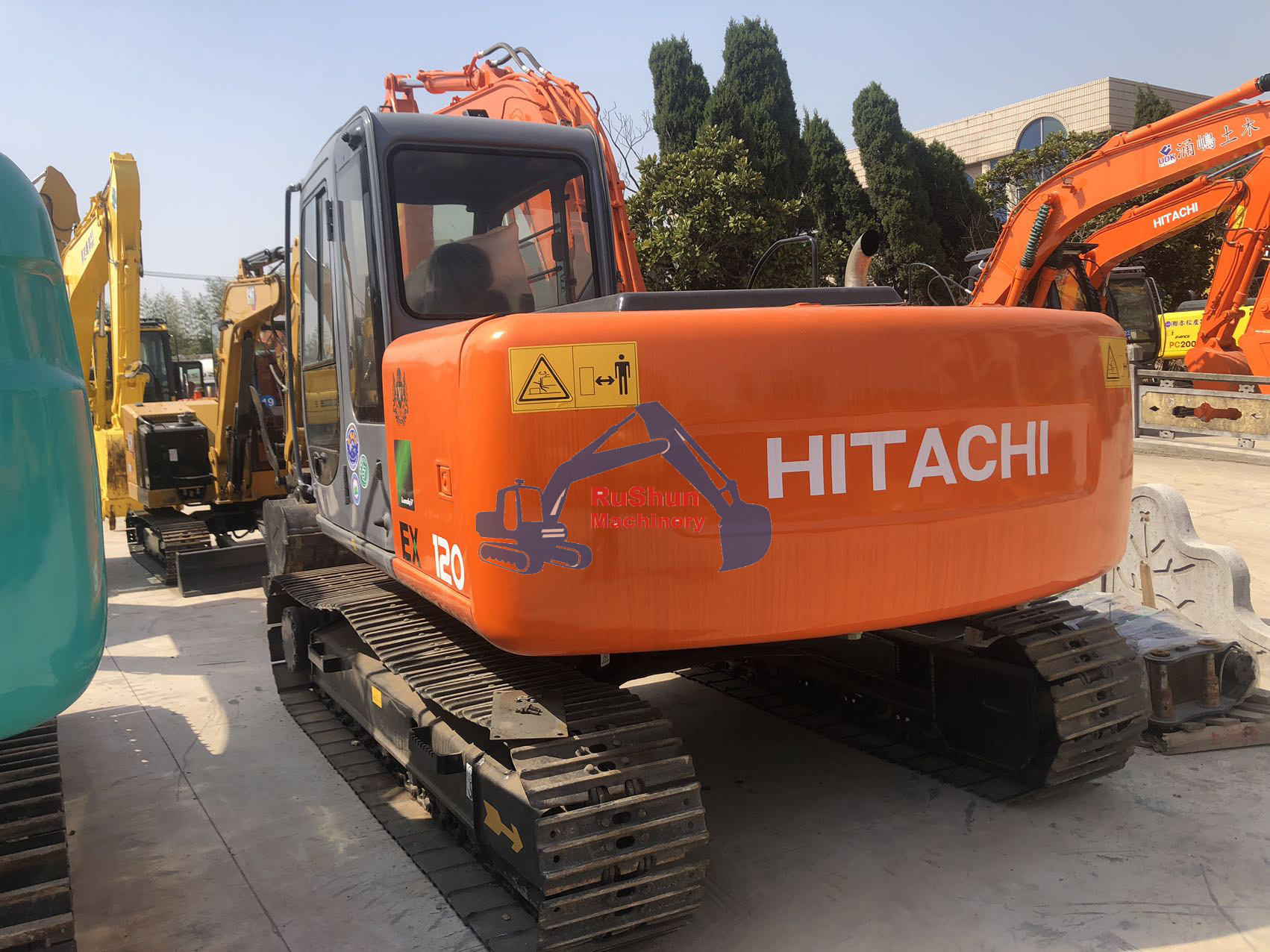 Used HITACHI EX120 Excavator