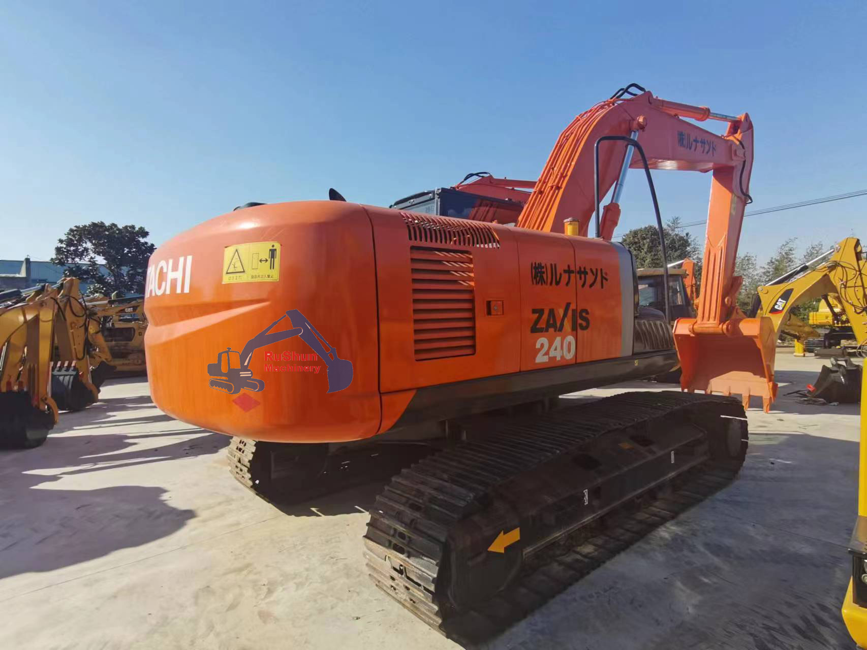 Used HITACHI ZX240-3 Excavator