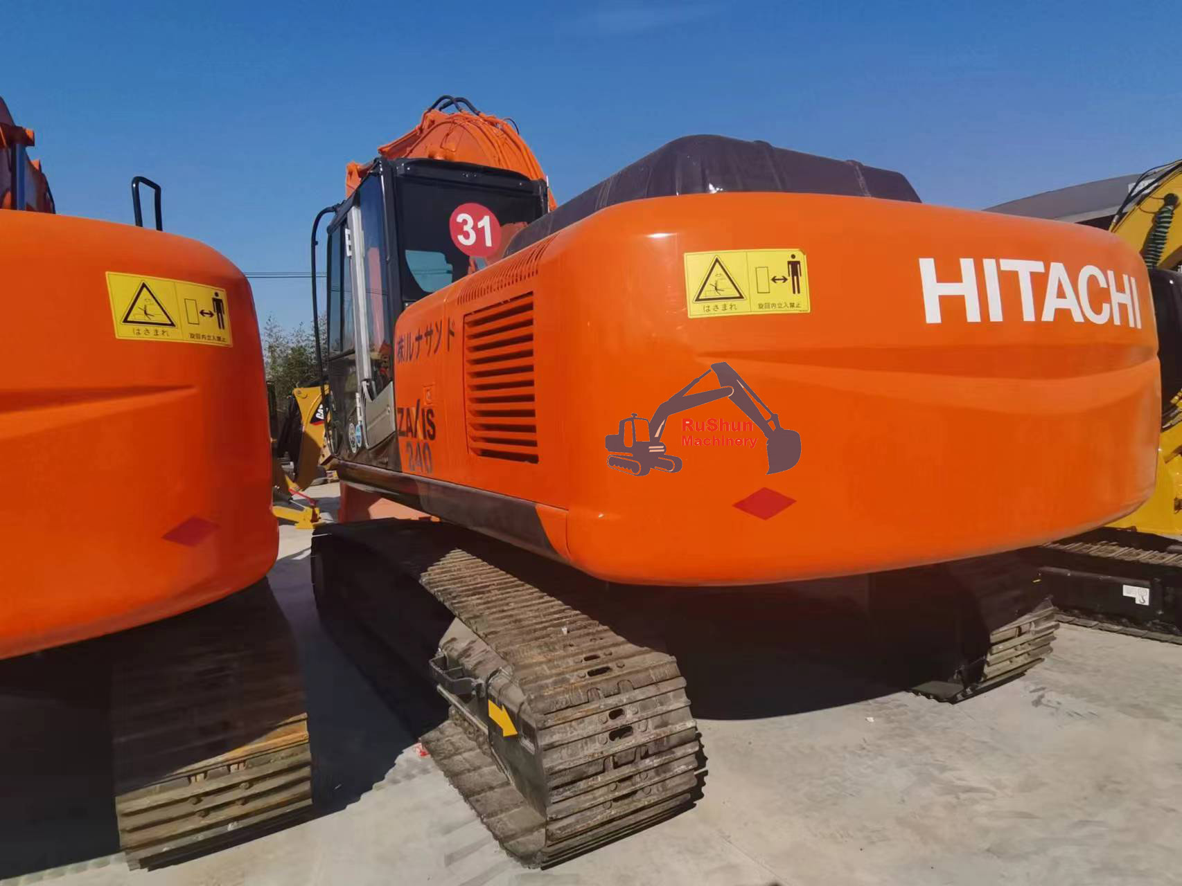 Used HITACHI ZX240-3 Excavator