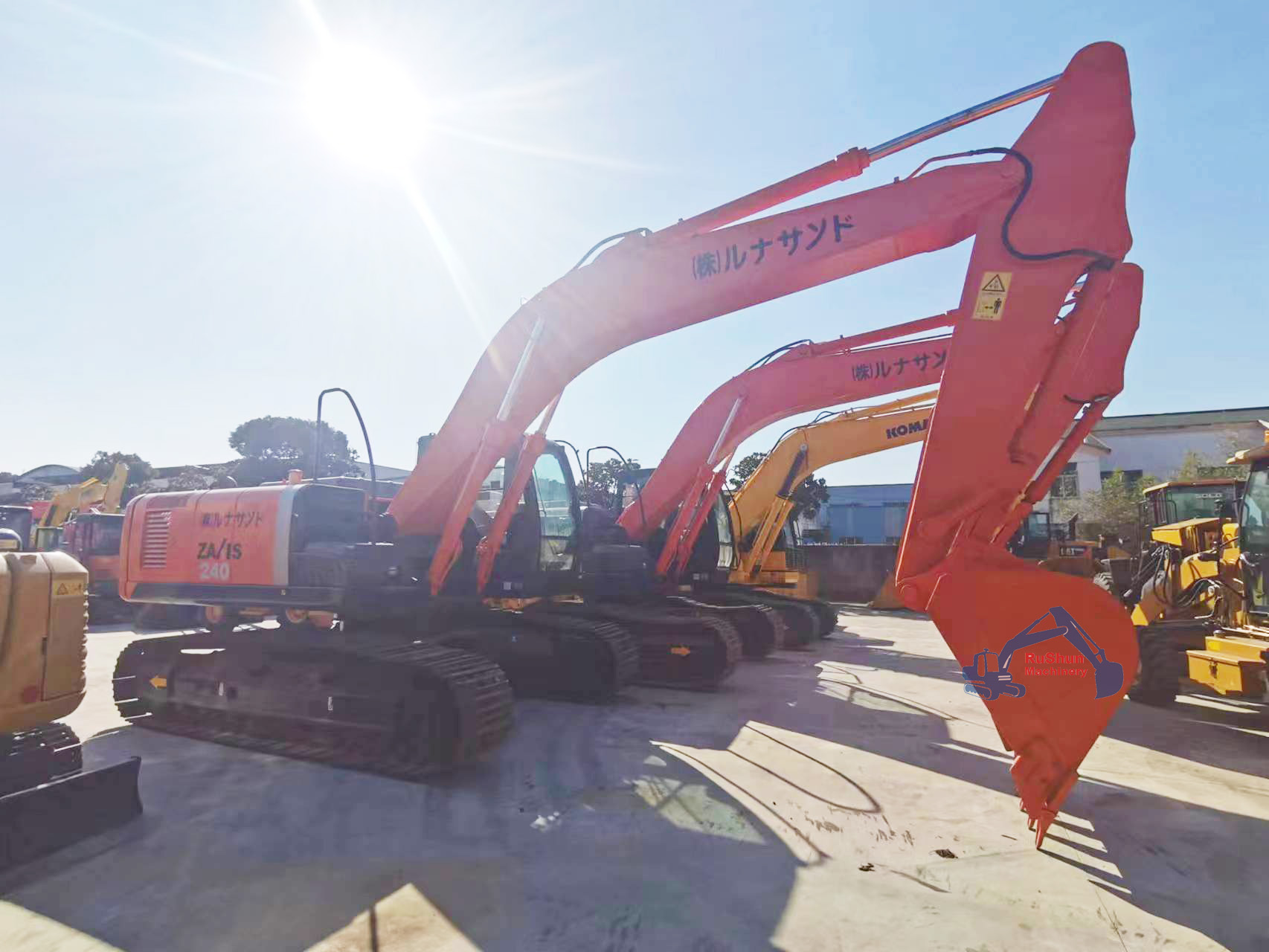 Used HITACHI ZX240-3 Excavator