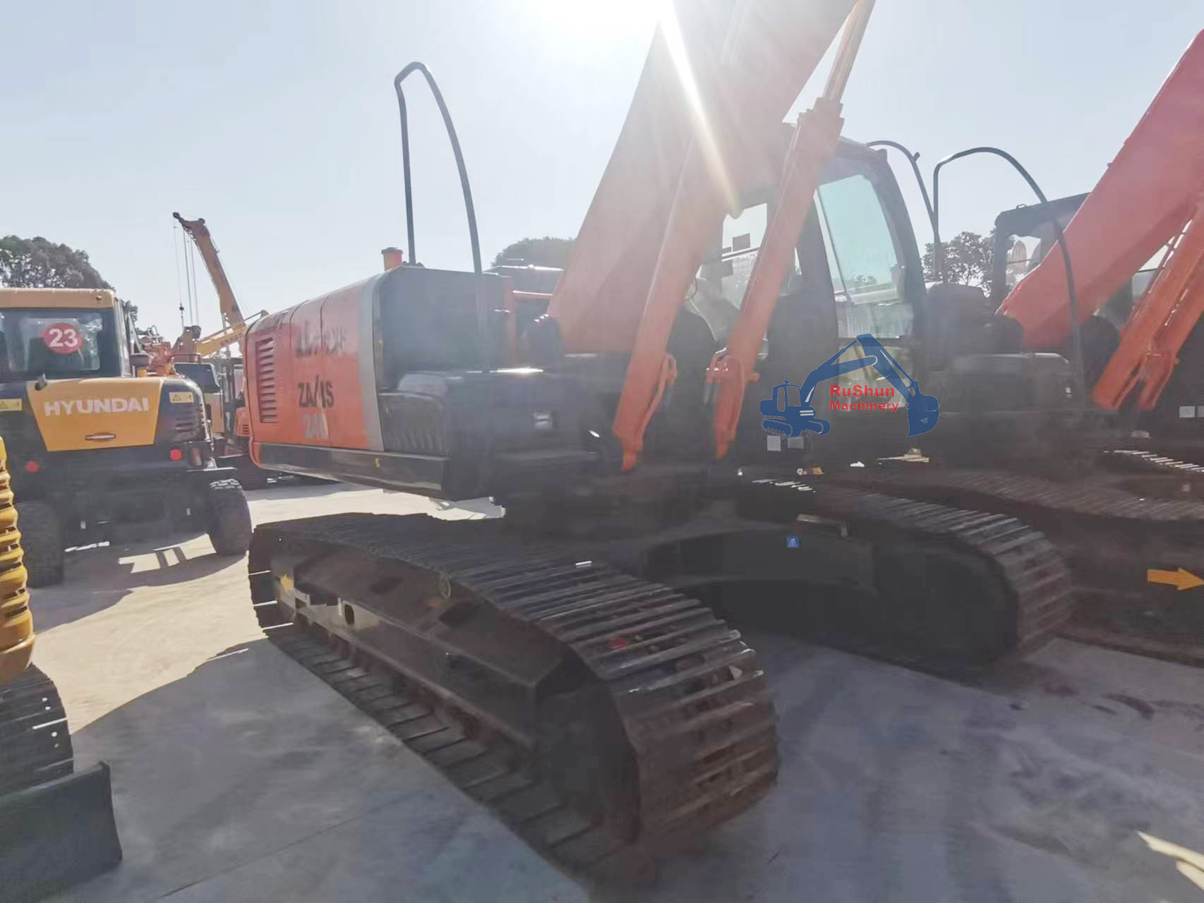 Used HITACHI ZX240-3 Excavator