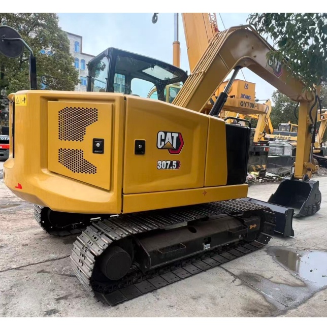 Cat 307.5 7.5tons 90%new Original Used Excavator with EPA,CE Agricultural Cheap Cat307.5 for Digging